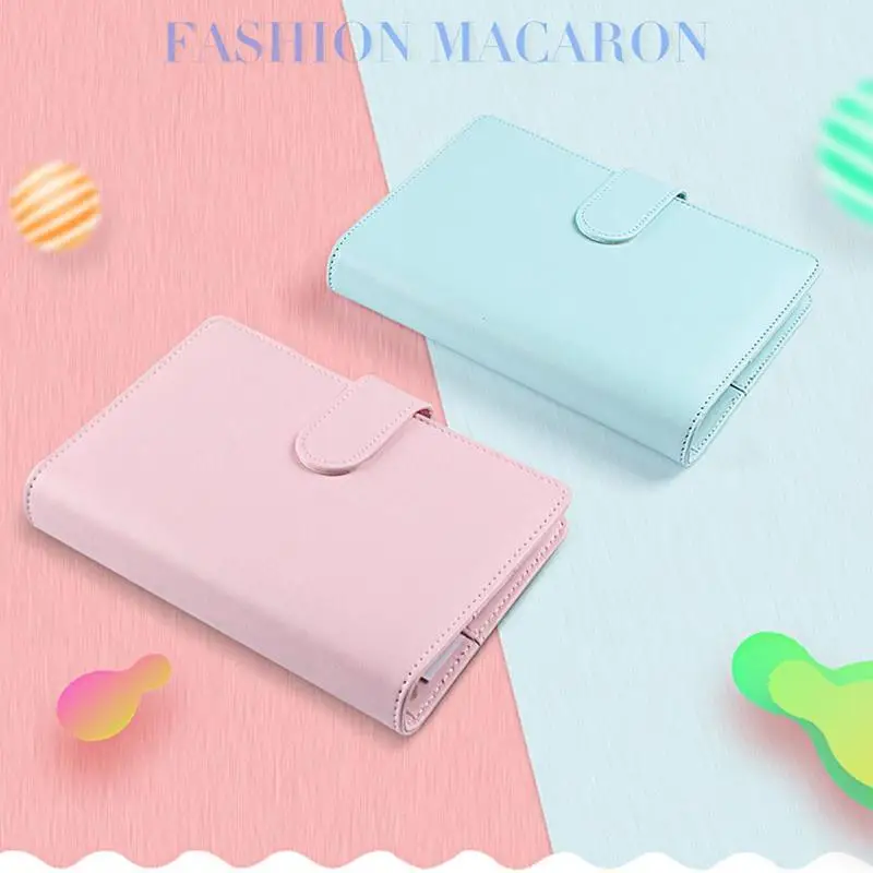 

1pcs Classic Leather-proof Loose Ring Binder Notebook Multifunctional Planner Monthly Diary Notebook Cover Stationery Supplys