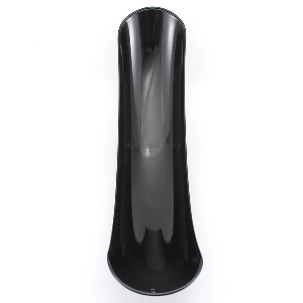 Брызговики для мотоцикла металлические черные блестящие Harley Bobber Bratstyle чоппера |