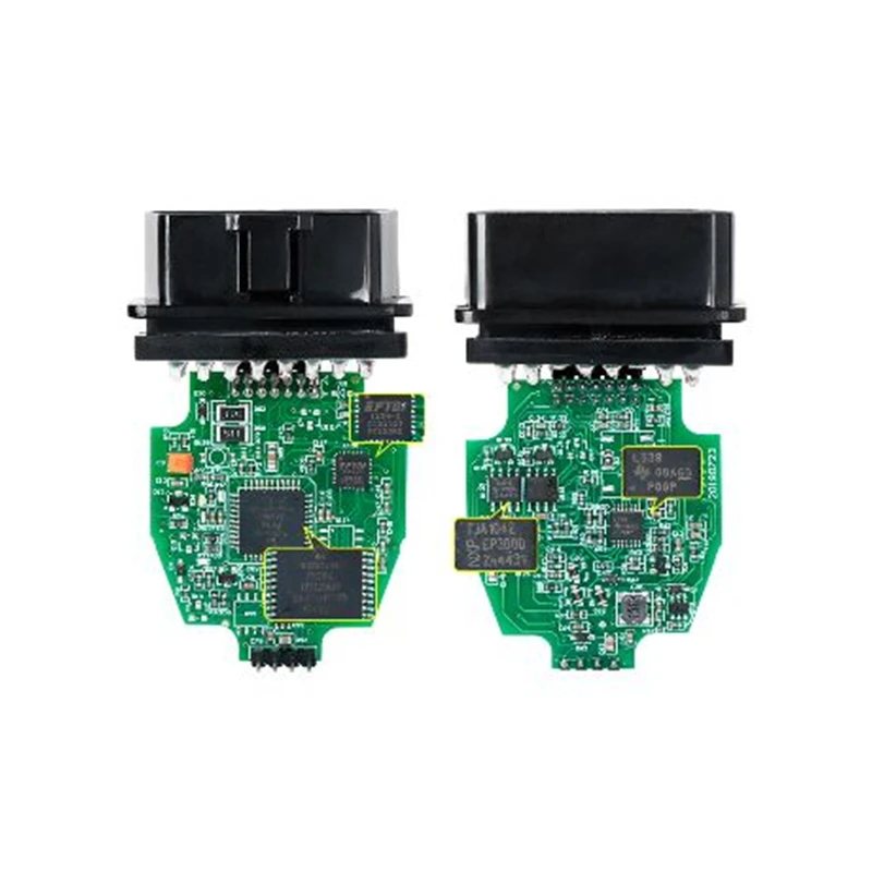 OBD2 FoScan Els27 V2.3.8 OBD диагностический Els 27 зеленый PCB PIC24HJ128GP+ FTDI Mircochip ELM327& J2534 pss-thru для Mazda для Ford