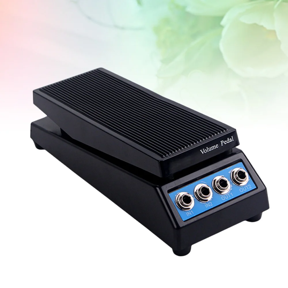 

Guitar Stereo Volume Pedal Guitar Effect Pedal 4 Channel Guitar Accessories Parts O26 Black