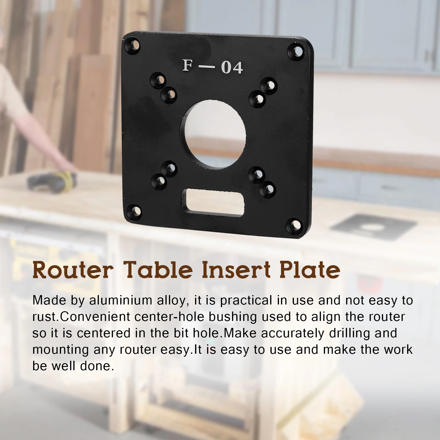 

Multifunctional Router Table Insert Plate Woodworking Benches Aluminium Wood Router Trimmer Models Engraving Machine