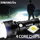 XHP70 супер светодиодный фонарик XM-L2 Наружное освещение тактический фонарик USB Перезаряжаемый фонарик водонепроницаемый фонарь Тактический