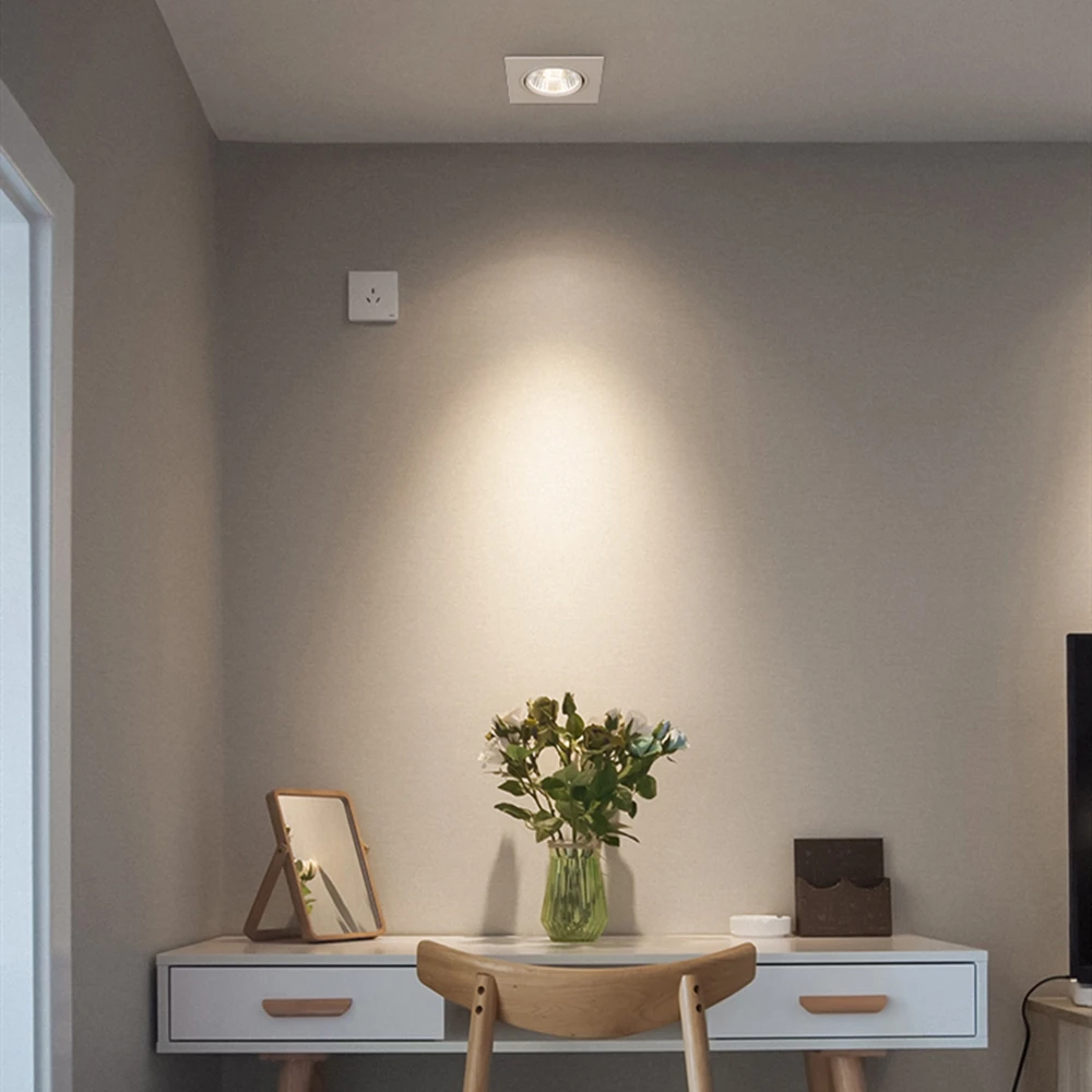 [DBF] светодиодный встраиваемый потолочный светильник с регулируемой яркостью под