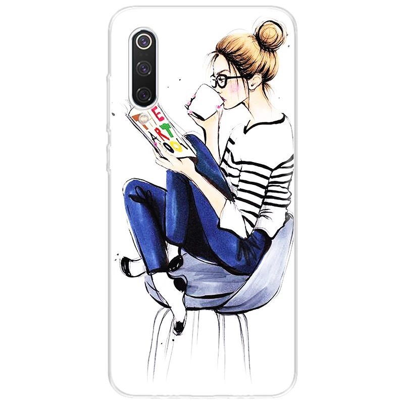 

Girl Boss Phone Case For Redmi 9A 9C 7A 6A 7 Y3 8 8A 9 9T K20 Note 5 7 8 9 Pro Max Cover For Xiaomi Poco X3 NFC M3 10T Lite Case