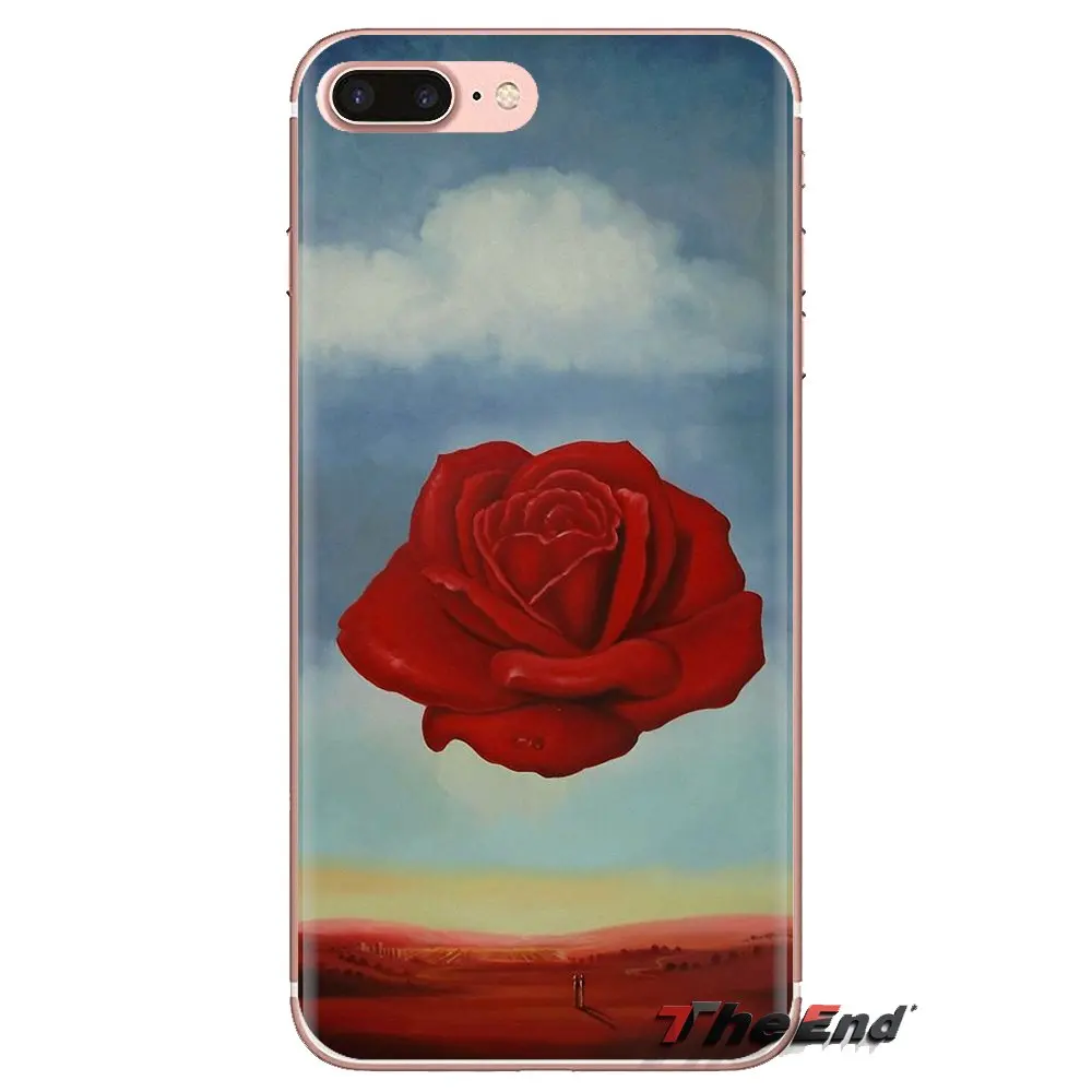 For HTC U11 One M7 M8 A9 M9 M10 E9 Desire 630 530 626 628 816 820 Motorola G G2 G3 TPU Case The Meditative Rose by Salvador Dali |