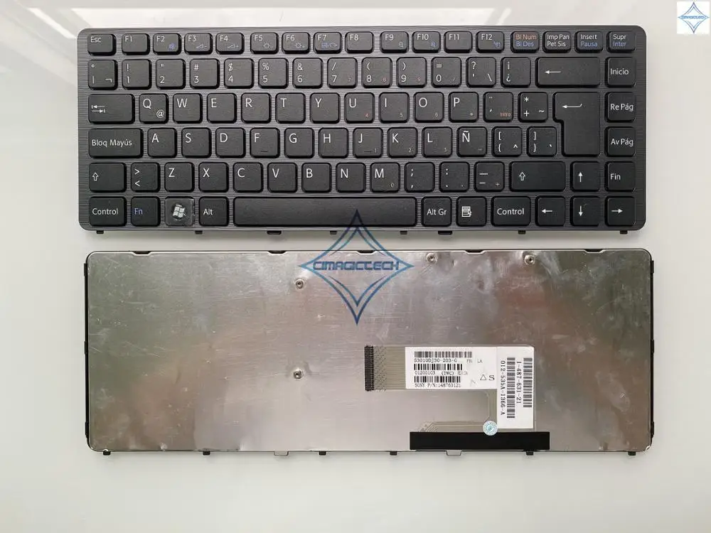 

Новинка для Sony VAIO VGN-NW VGN-NW100 VGN-NW200 VGN-NW270F 148763121 1-487-631-21 SP Клавиатура для ноутбука с испанской раскладкой