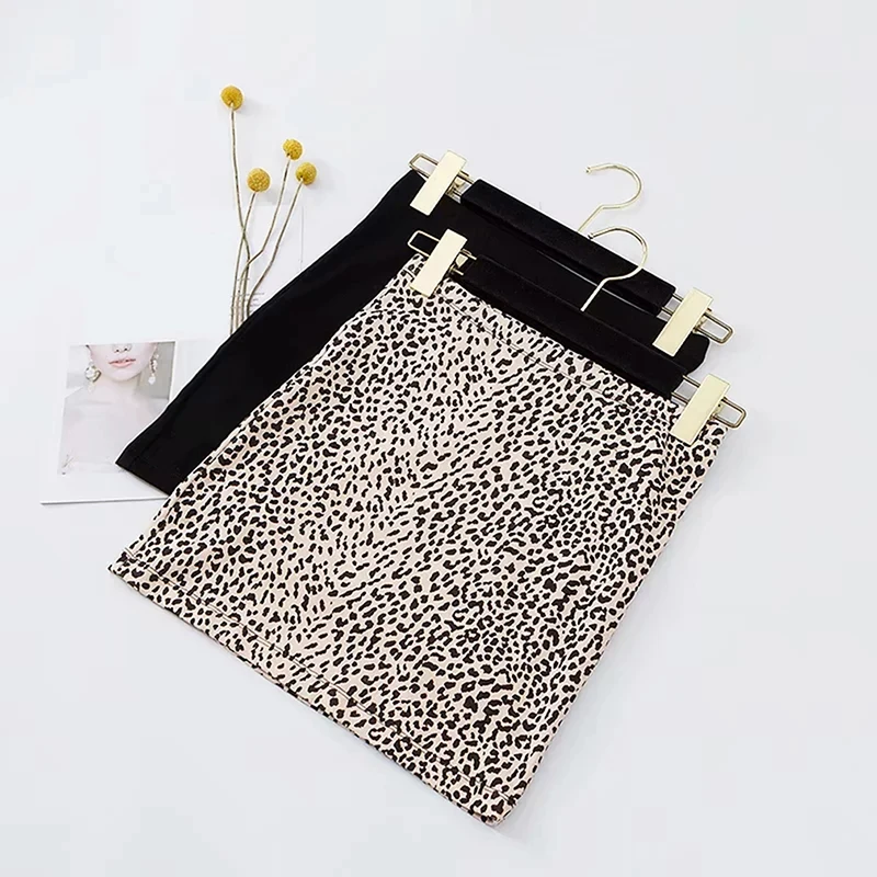 

2020 Summer Vintage Leopard Print Office High Waist Skirt Female Slim Animal Mini Skirt Sexy Retro Streetwear 2 Color