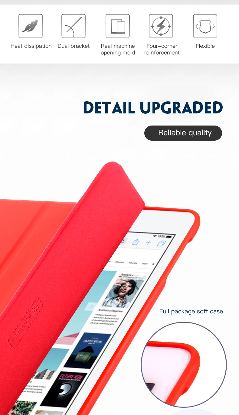 Чехол для iPad Mini 4 3 2 1 чехол ПУ; кожа; Силикон Мягкая задняя трехстворчатая подставка для сна смарт-чехол для iPad Mini 5 чехол Funda
