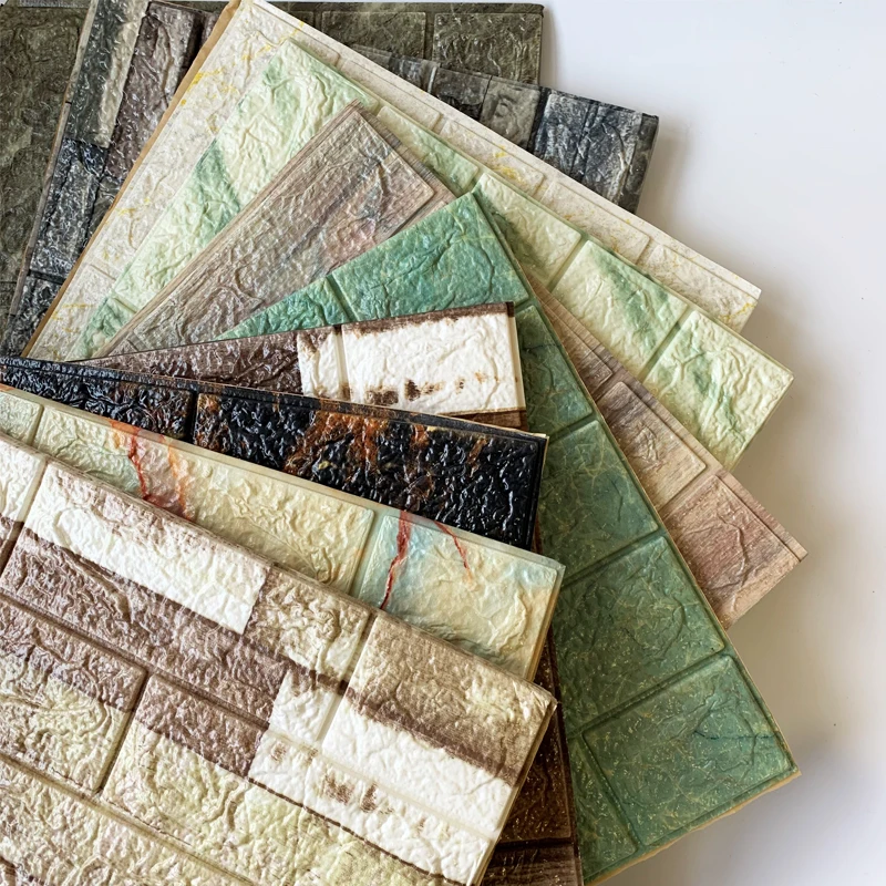 3d наклейка с рисунком кирпича водонепроницаемые самоклеящиеся обои из пены