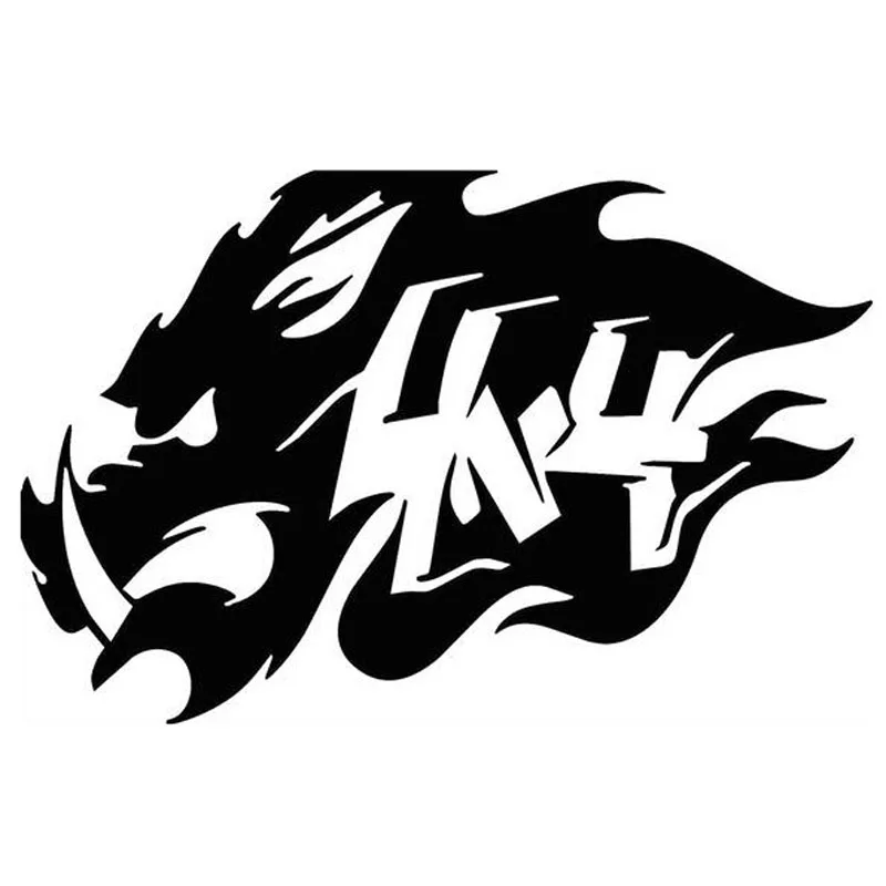 

Personality 4x4 Boar Totem Fangs Hog Hunting Car Sticker Waterproof Decal Laptop Truck Motorcycle Auto Accessories