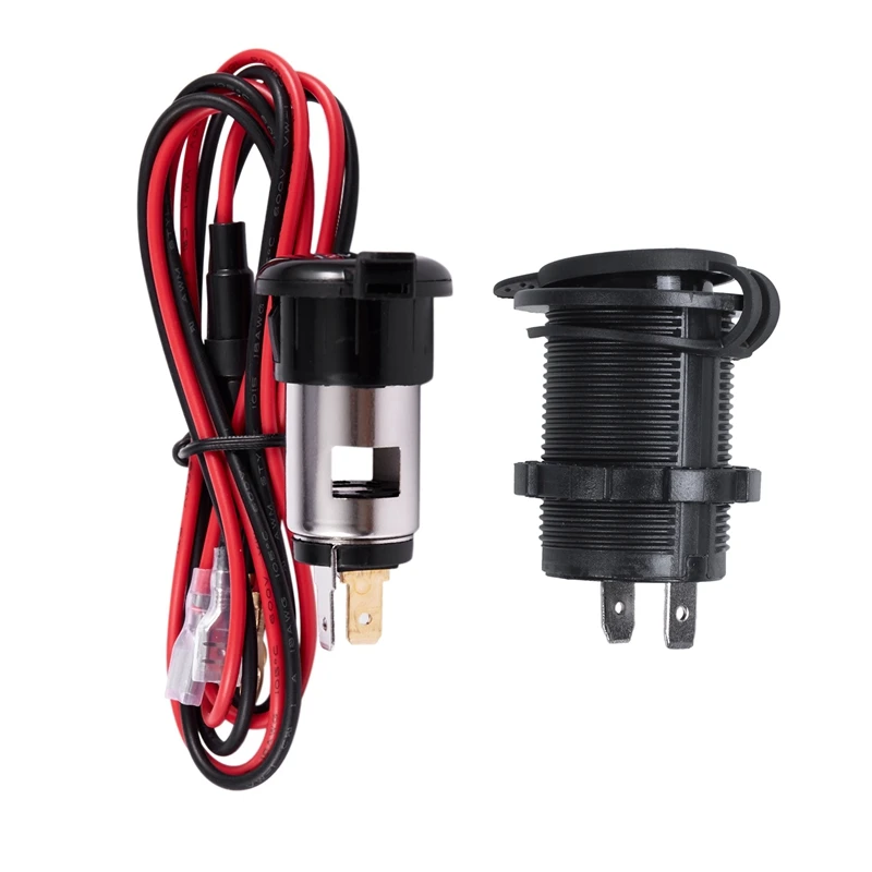 2 шт авто кабель Предварительно проводной Прикуриватель разъем DC 12V 120W