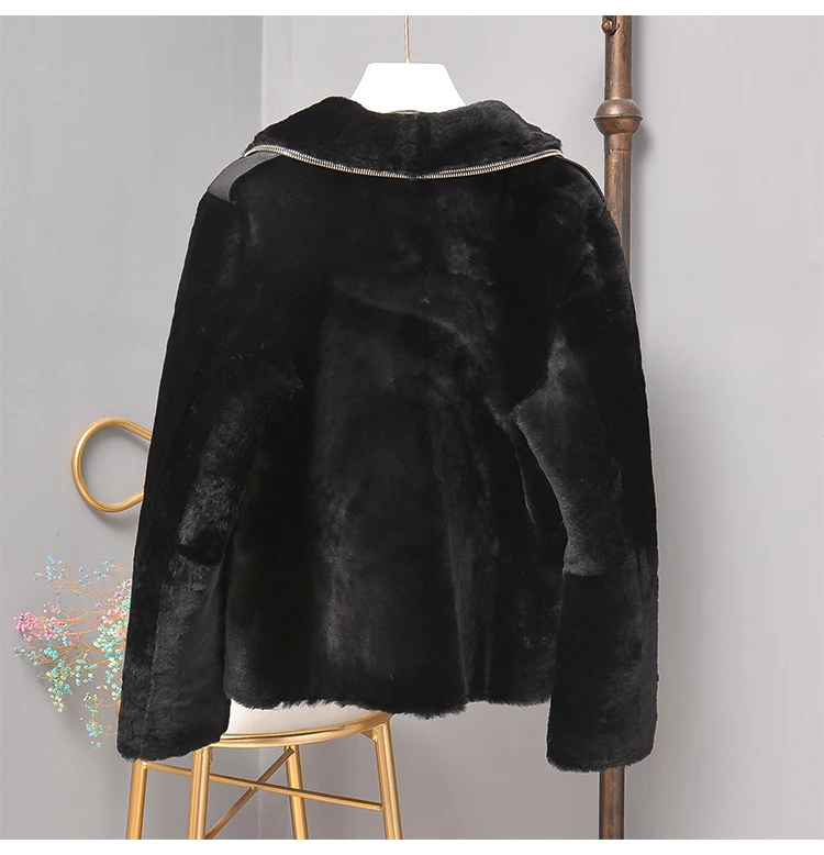 

Pure natural color sheepskin coat winter clothes women 2021 new arrival Merino wool fur parka real fur genuine leather jacket