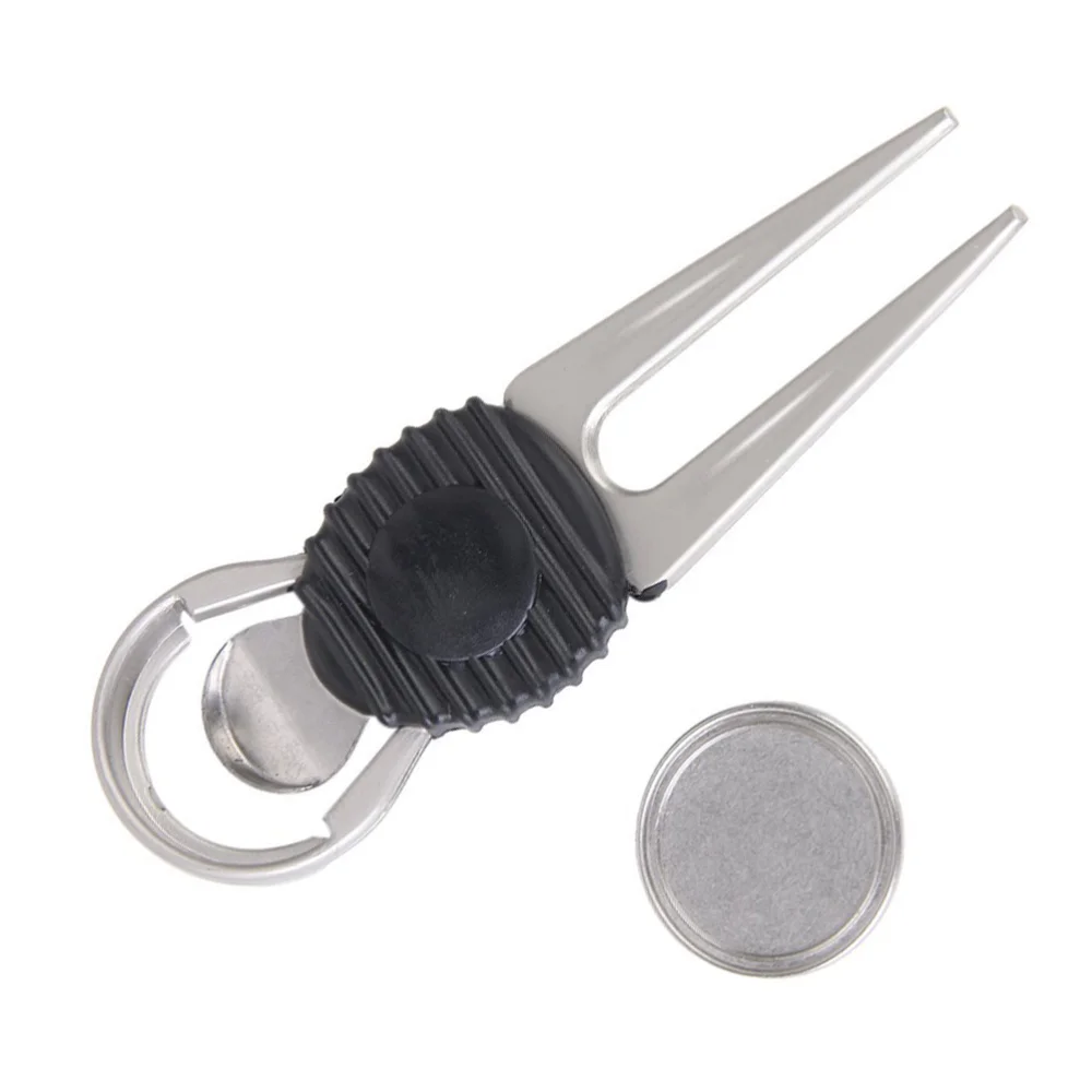 

2pcs Nonslip Golfer Club Divot Tool (Silver)