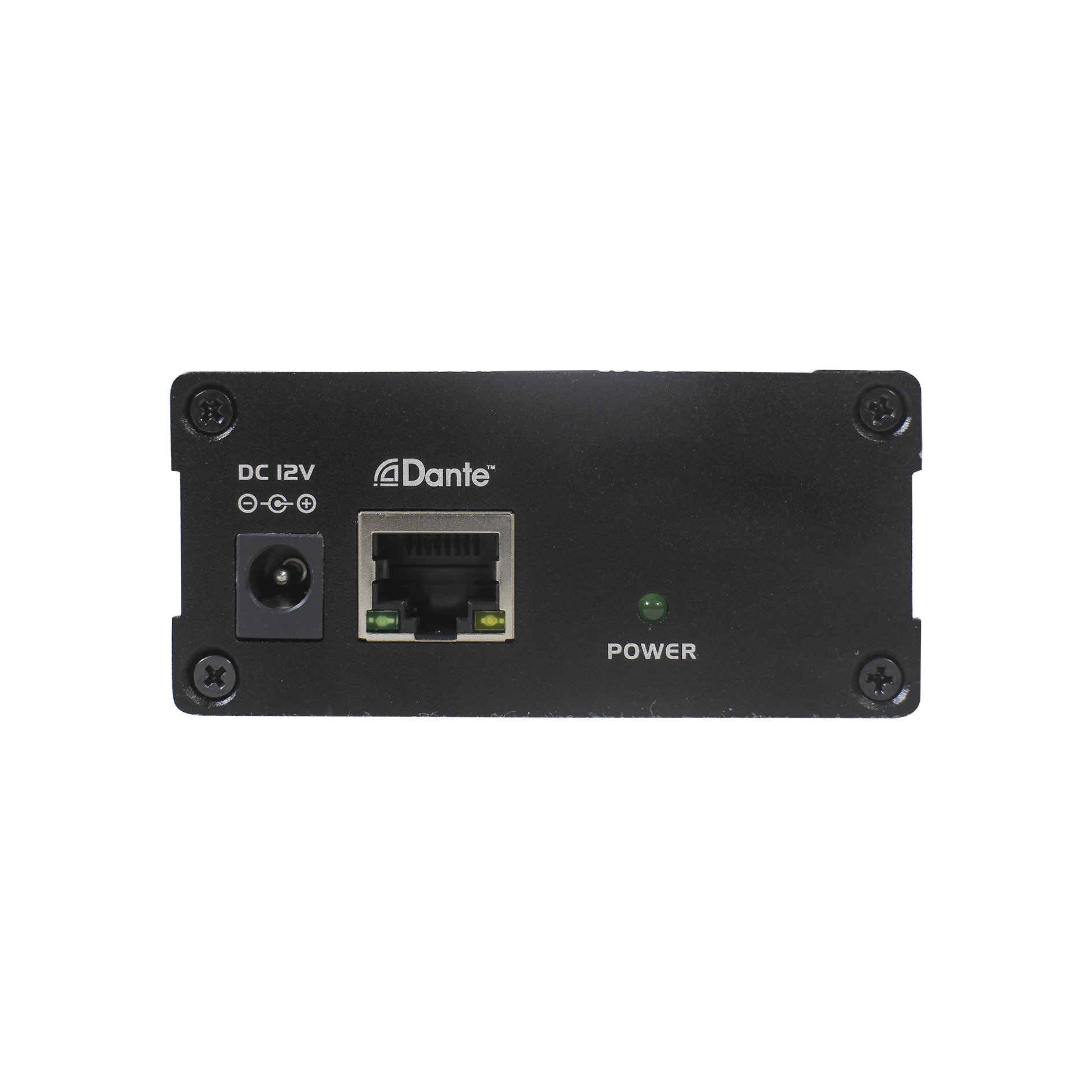 Сетевой IP-передатчик/преобразователь Dante Audio Mini 4 в с 2 сбалансированными