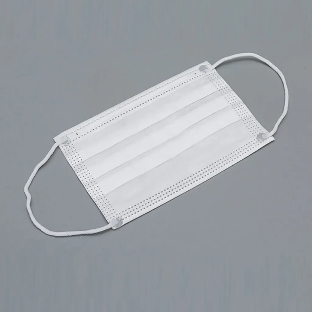 

Boy And Girl Cartoon Face Mouth Cover Masks For Children 3-Layer Mask Dustproof Face Mouth Cover Protective facemask 50PCS