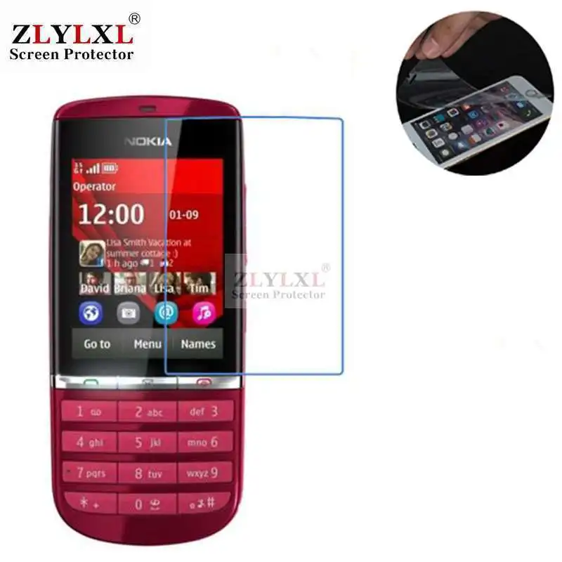 5 шт. Защитная пленка для Nokia Asha 300 1019s|Защитные стёкла и плёнки телефонов| |