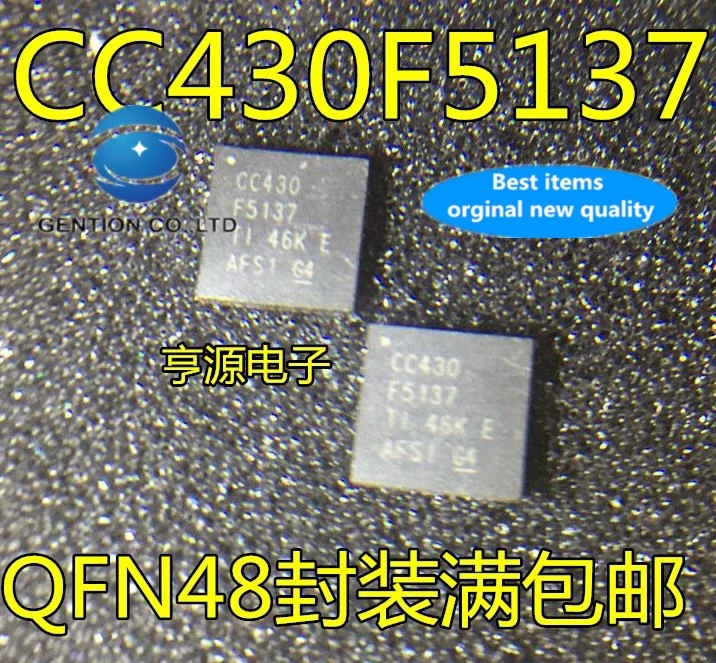 

Беспроводной Радиочастотный трансивер CC430F5137, CC430F6137, CC430F5137IRGZR QFN48, 10 шт.