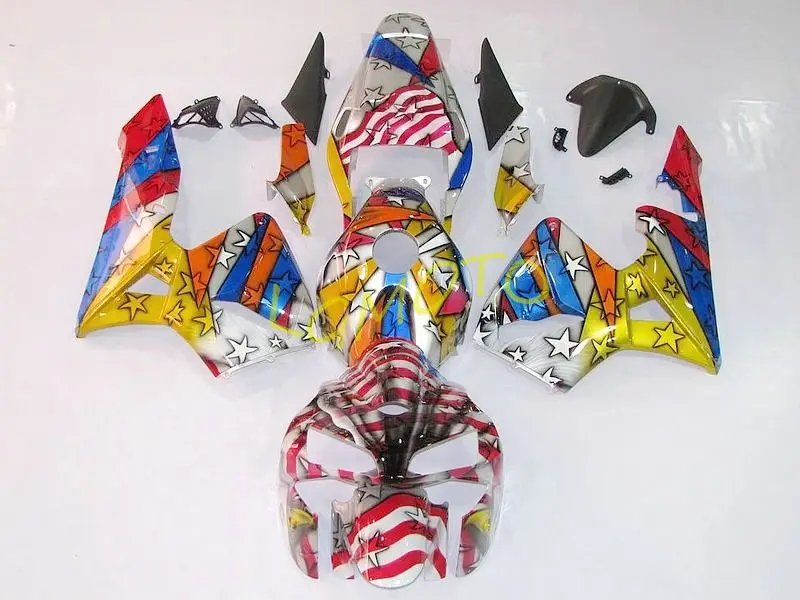 

free custom honda cbr600rr f5 2003 2004 bodywork F5 03-04 cowling HONDA CBR600RR F5 2003-2004 abs fairings kit #K2G43