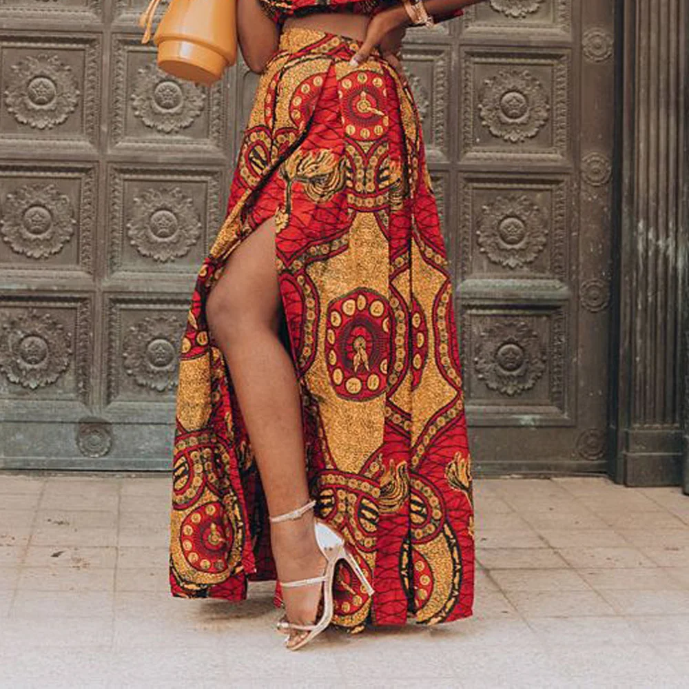 Африканская печать новинка 2020 Дашики базин вощеная одежда юбки с высокой талией