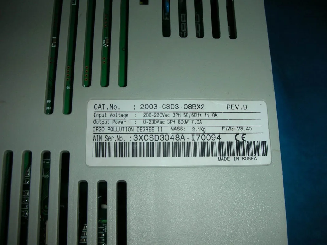 

Allen Bradley 2003-CSD3-08BX2 Servo Driver / Drive Used In Good Condition