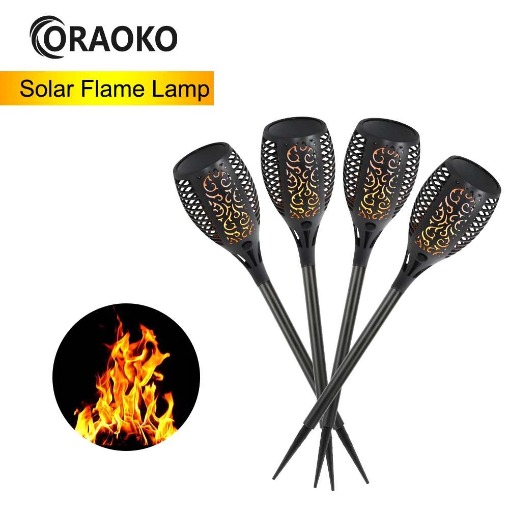 1/2/4 шт. 33LED 96LED Солнечный свет лампы мерцание открытый IP65 Водонепроницаемый Пейзаж