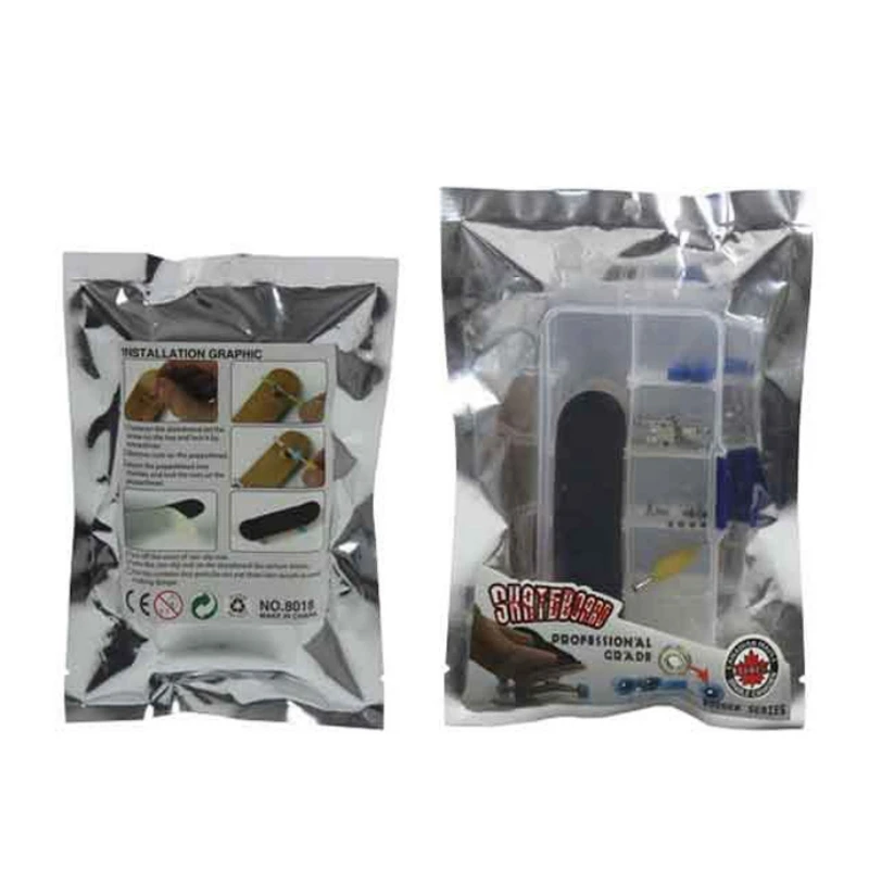 

1 Set Finger SkateBoard Wooden Children's Tabletop Sports Games Gift Basic Fingerboard With Box Mini Skateboards Finger Toy