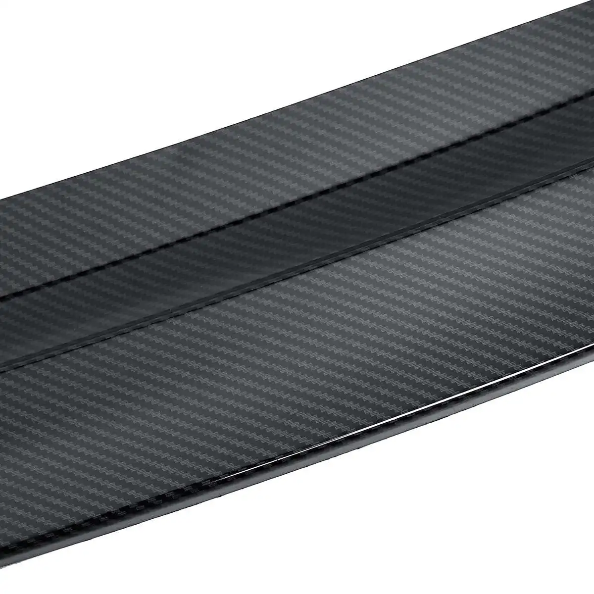 

New 3pcs Carbon Fiber Look / Black Car Front Bumper Lip Splitter Spoiler Guard Cover For Ford For Focus RS / ST 2016 2017 2018