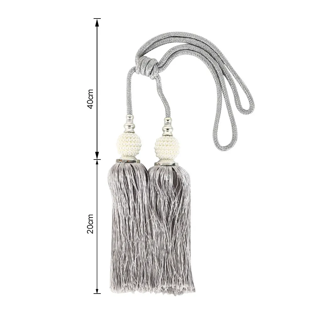 2 шт./компл. домашние пряжки для занавесок сплошная веревка завязывания зажимы