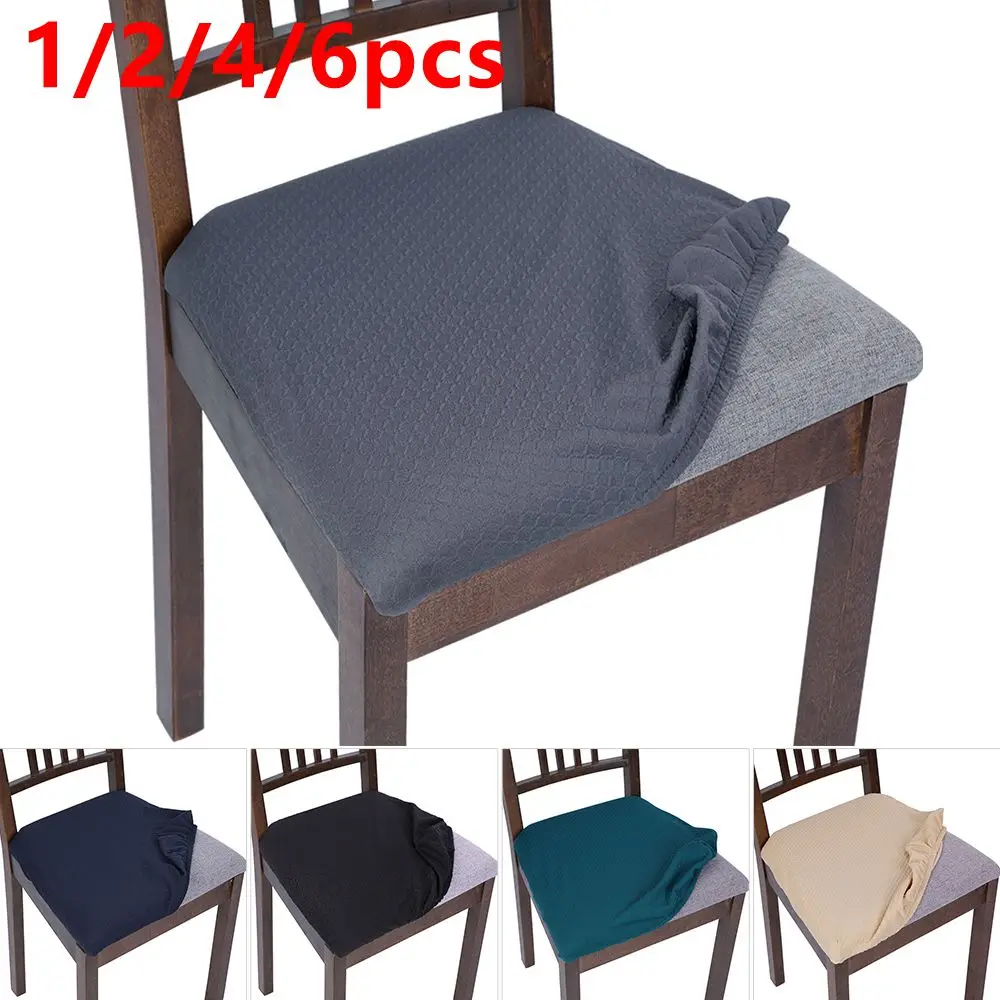 1/2/4/6 шт растягивающиеся чехлы для сидений на стуле кухонных обеденных стульев
