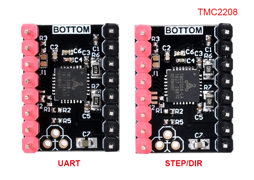 5 шт. TMC5160 TMC2209 TMC2130 TMC2208 шаговый двигатель драйвер StepStick Mute Для SKR V1.4 MINI E3 3D принтер
