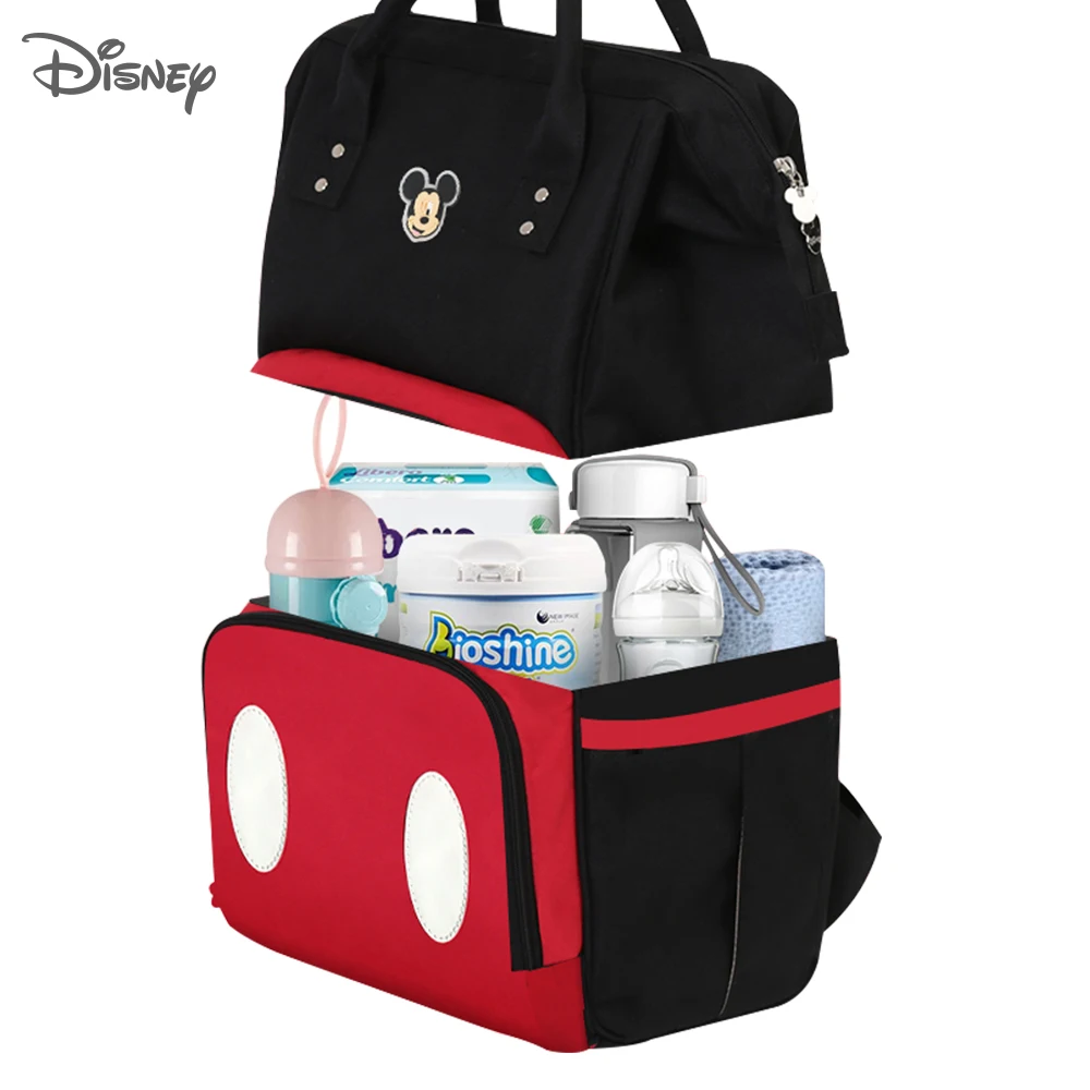 Рюкзак для подгузников disney, сумка для подгузников с изоляцией от USB, сумка для подгузников с Минни и Микки, большая емкость, сумка для путешествий, Оксфорд, для кормления ребенка, сумка для мам