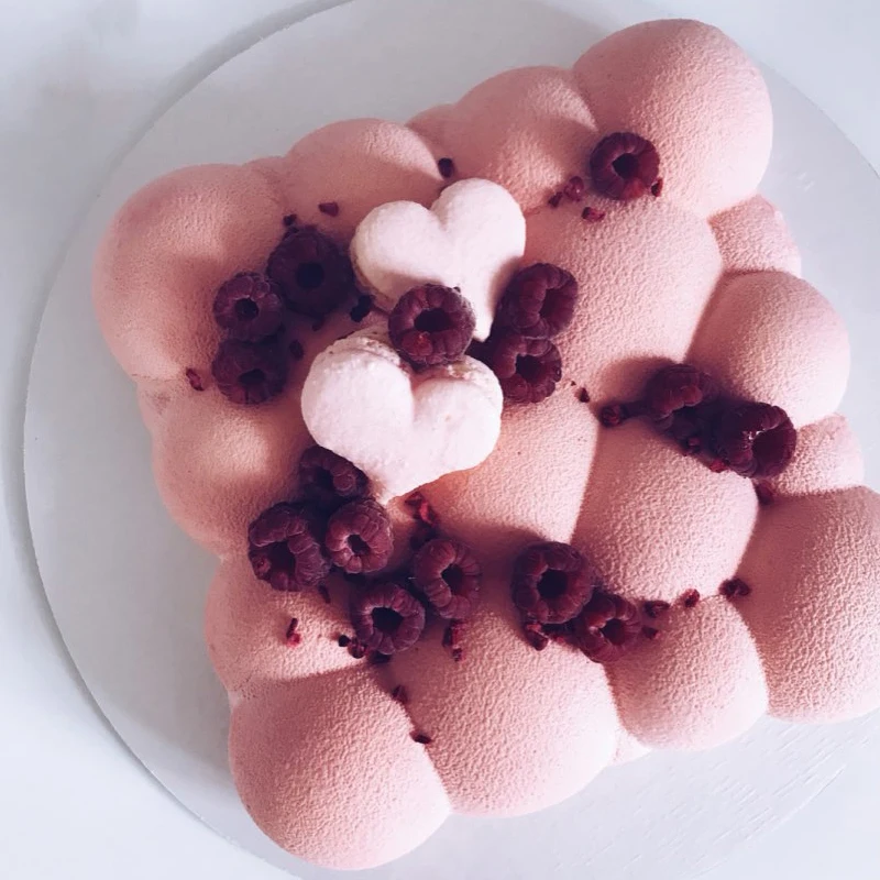 

3D Decorating Baking Tools DIY Cookie Irregular Cloud Shape SIlicone Mousse Cake Mold Dessrt Cake Pan Moulds