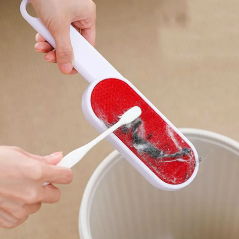 

Double Sided Reusable Cleaning Brush Clothes Lint Removal Static Brush Home Coat Suit Brush Pet Hair Remover