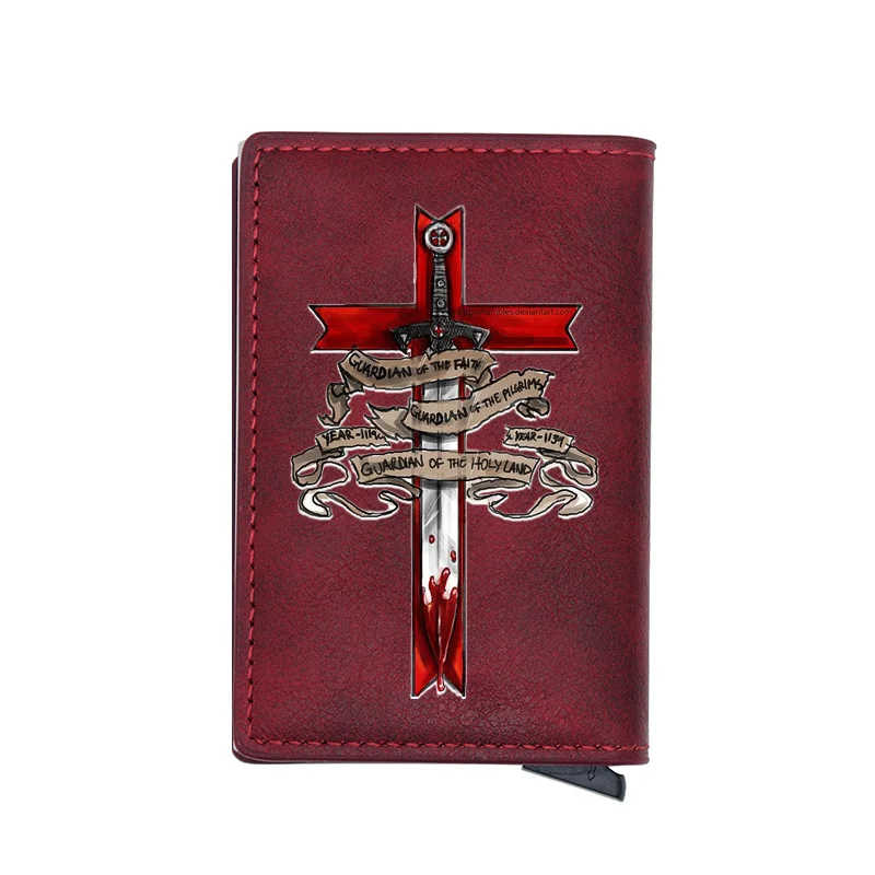 

Cool Knight's Sword Digital Printing Card Holder Wallets RFID Black Men Women Money Bag Male Short Purse