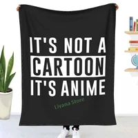 its not a cartoon its anime anime love throw blanket 3d printed sofa bedroom decorative blanket children adult christmas