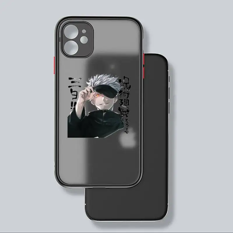 

Jujutsu Kaisen Phone Case For iphone 12 11 8 7 plus mini x xs xr pro max matte transparent cover