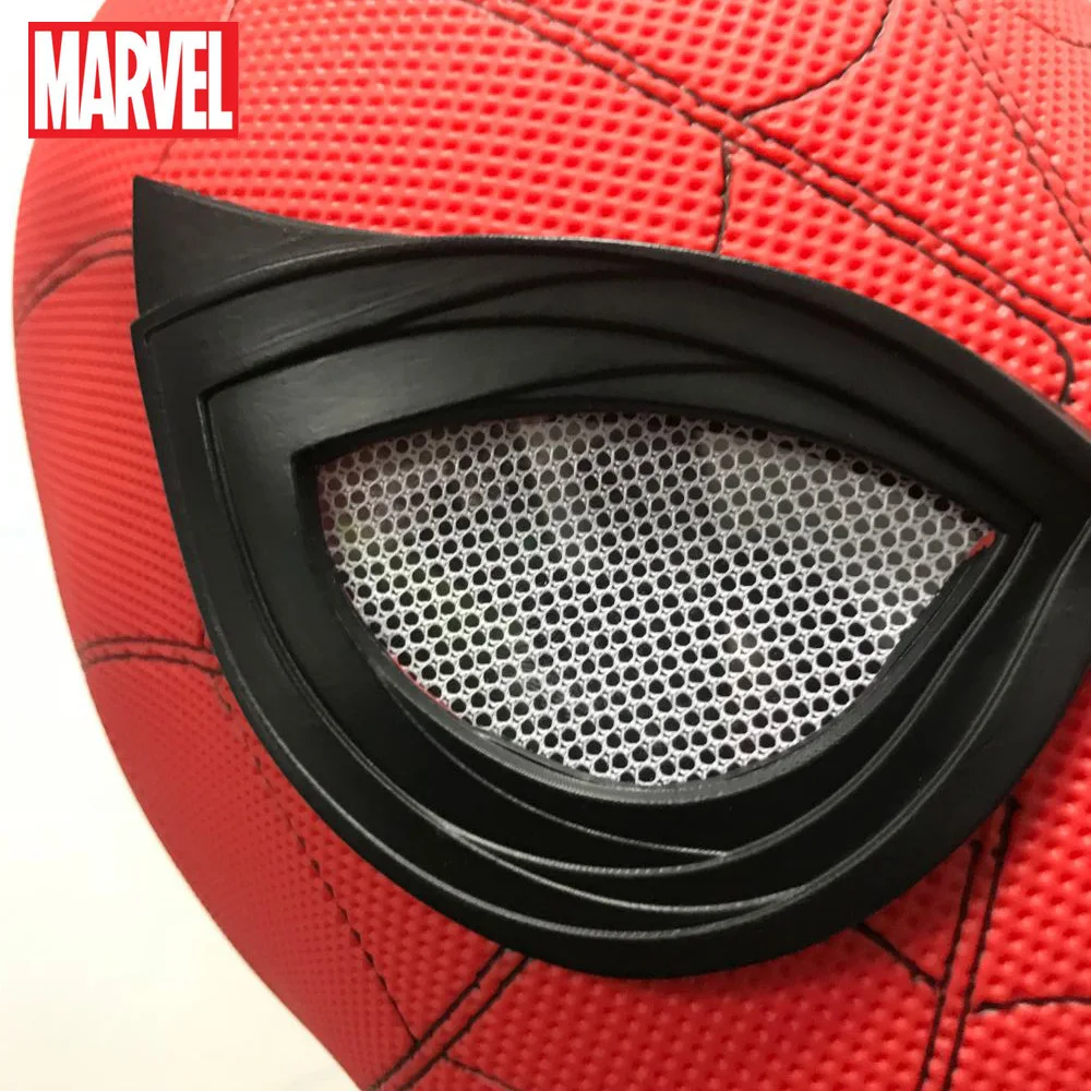 Disney Spiderman Heroes Expedition Headgear Mask PVC Black Stealth Battlesuit Marvel Hat Caps for Men | Аксессуары для одежды