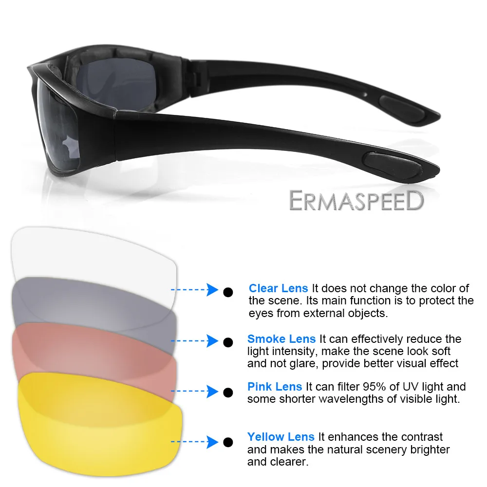 Мотоциклетные очки поляризованные солнцезащитные ветрозащитные для мотокросса