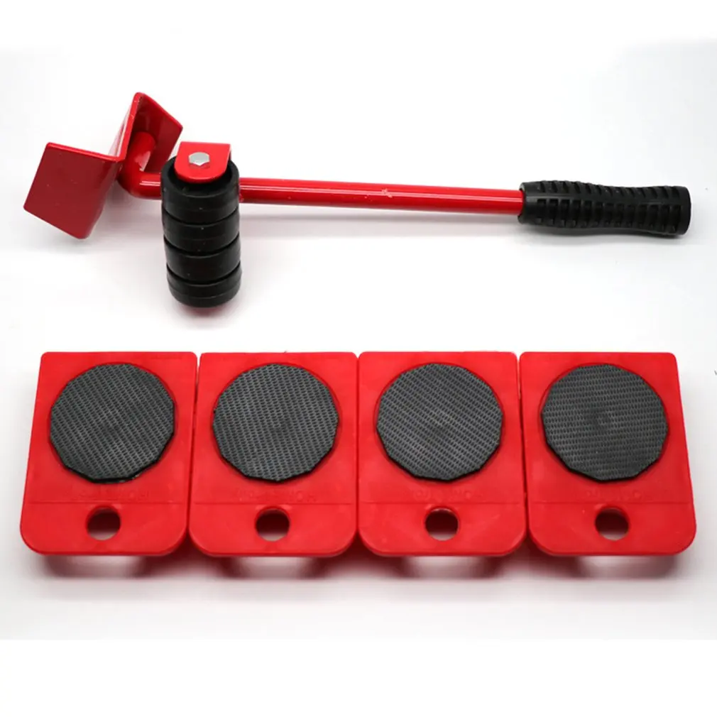 Home Trolley Lift And Move Slides Kit Easily System For Furniture 5 Packs Tool Set Lifter Transport set Heavy mover | Инструменты