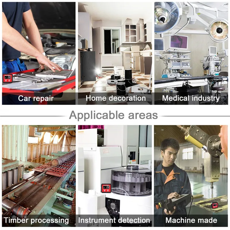 Цифровой угломер транспортир Инклинометр с магнитным основанием подсчет для