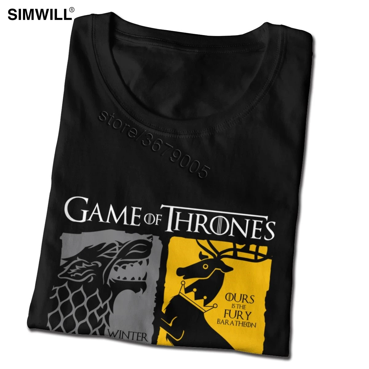 Винтажная футболка «Игра престолов», Мужская футболка с короткими рукавами, футболка «Дом Старк», Таргариен Ланнистер, хлопковые футболки, одежда больших размеров