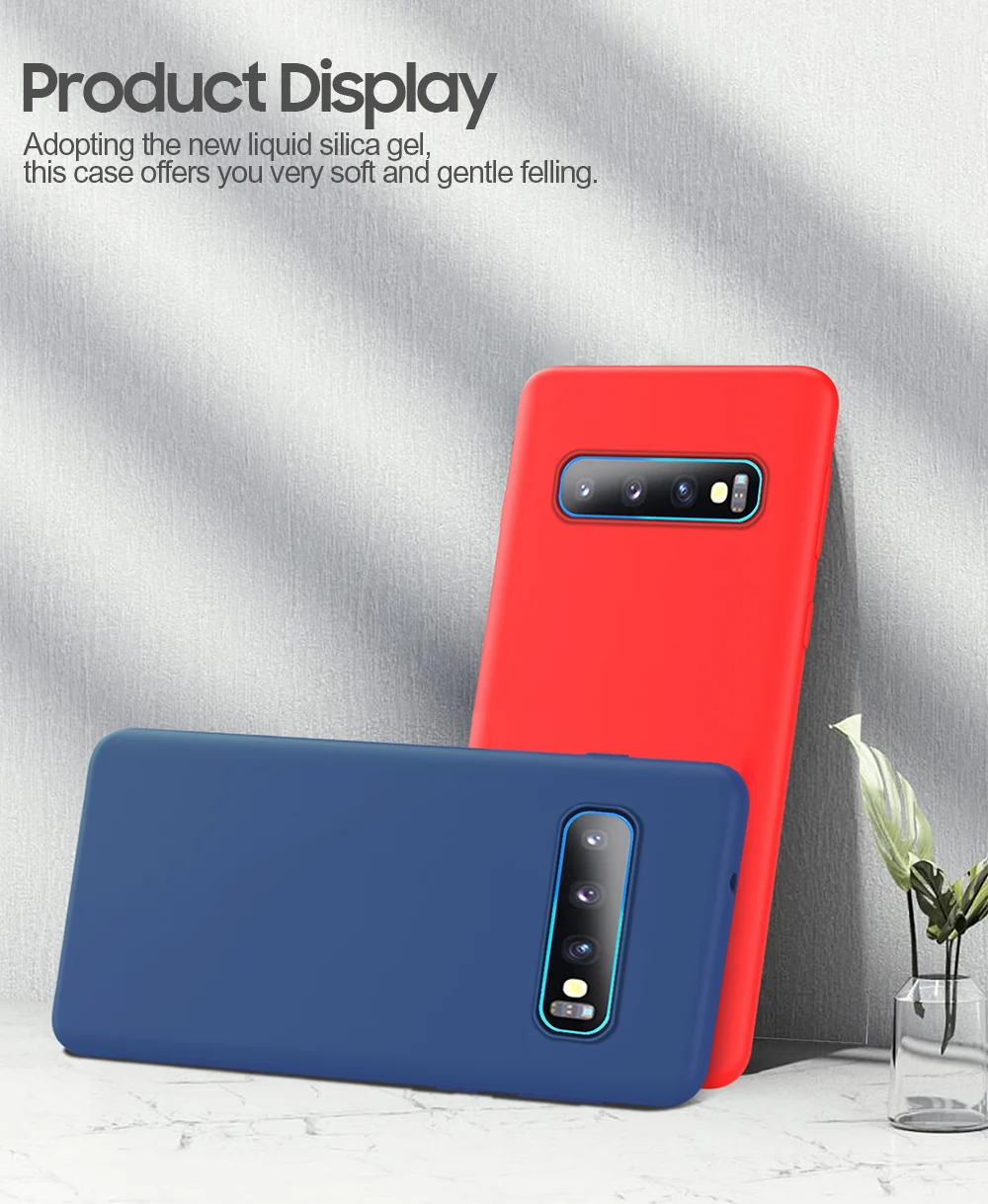 Ультратонкий силиконовый чехол для SAMSUNG Galaxy S10 S9 S8 S11 Plus S10e S11e Note 8 9 10 5G чехол