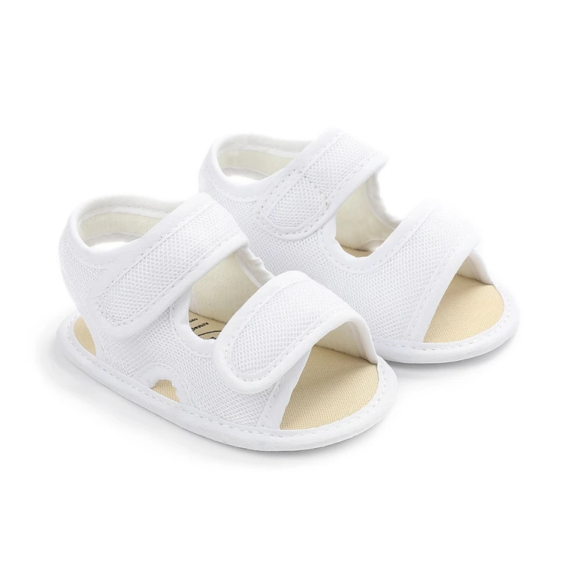 

2021 Baby Cute Shoes Baby Boys Girls Soild Summer Breathable Anti-Slip Shoes Sandals Toddler Soft Soled Shoes 0-18 Monthes