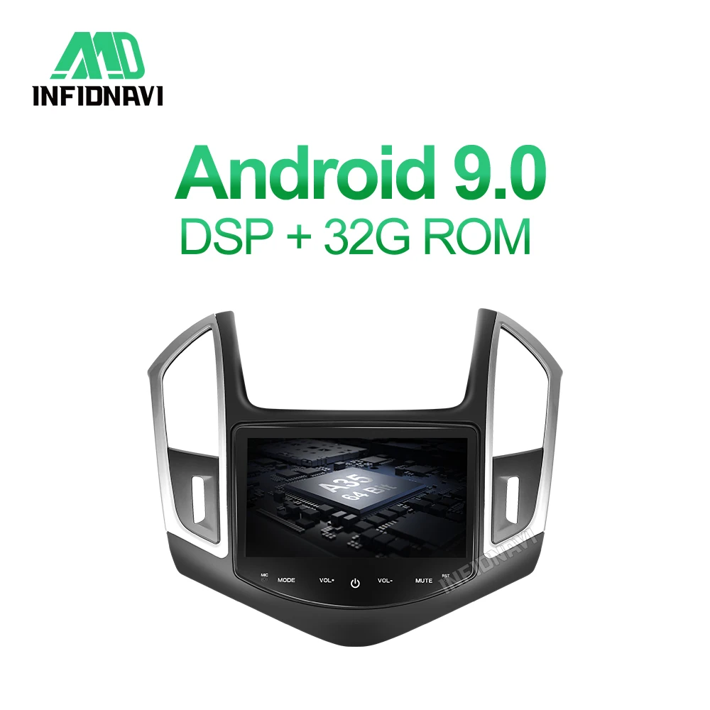 Android 9,0 автомобильный dvd для Chevrolet Cruze 2013 gps навигация Радио Видео Стерео Мультимедиа Плеер восьмиядерный ips экран