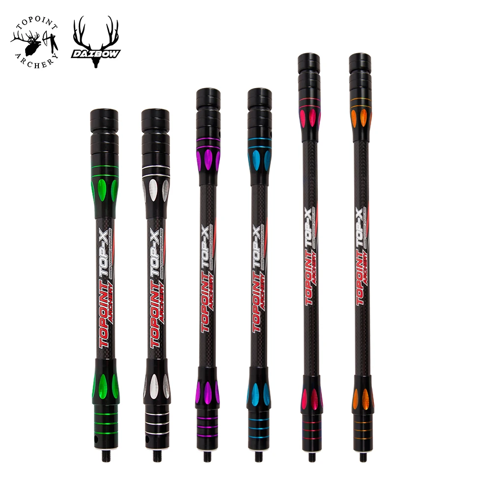 Topoint Archery PR634 боковая планка 10/12/15 дюйма двухцветный блочный лук 3K стабилизатор из