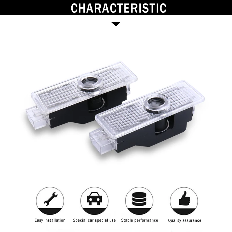 Автомобильный светодиодный светильник с Логотипом Двери приветственный для BMW