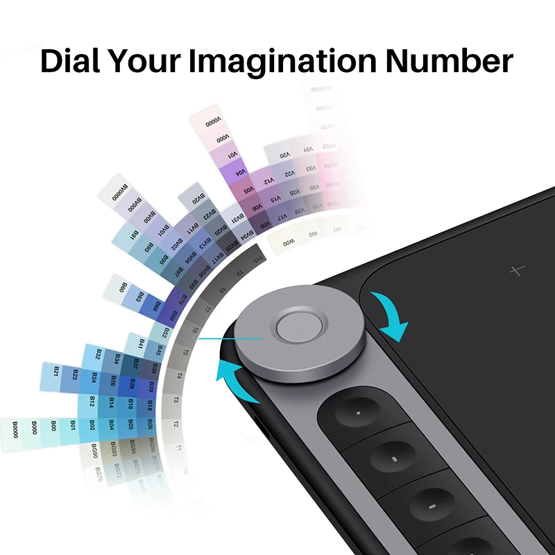 Huion Новое поступление Inspiroy Dial Q620M графический планшет беспроводной рисунок цифровая ручка планшет с циферблатом для ПК и Android