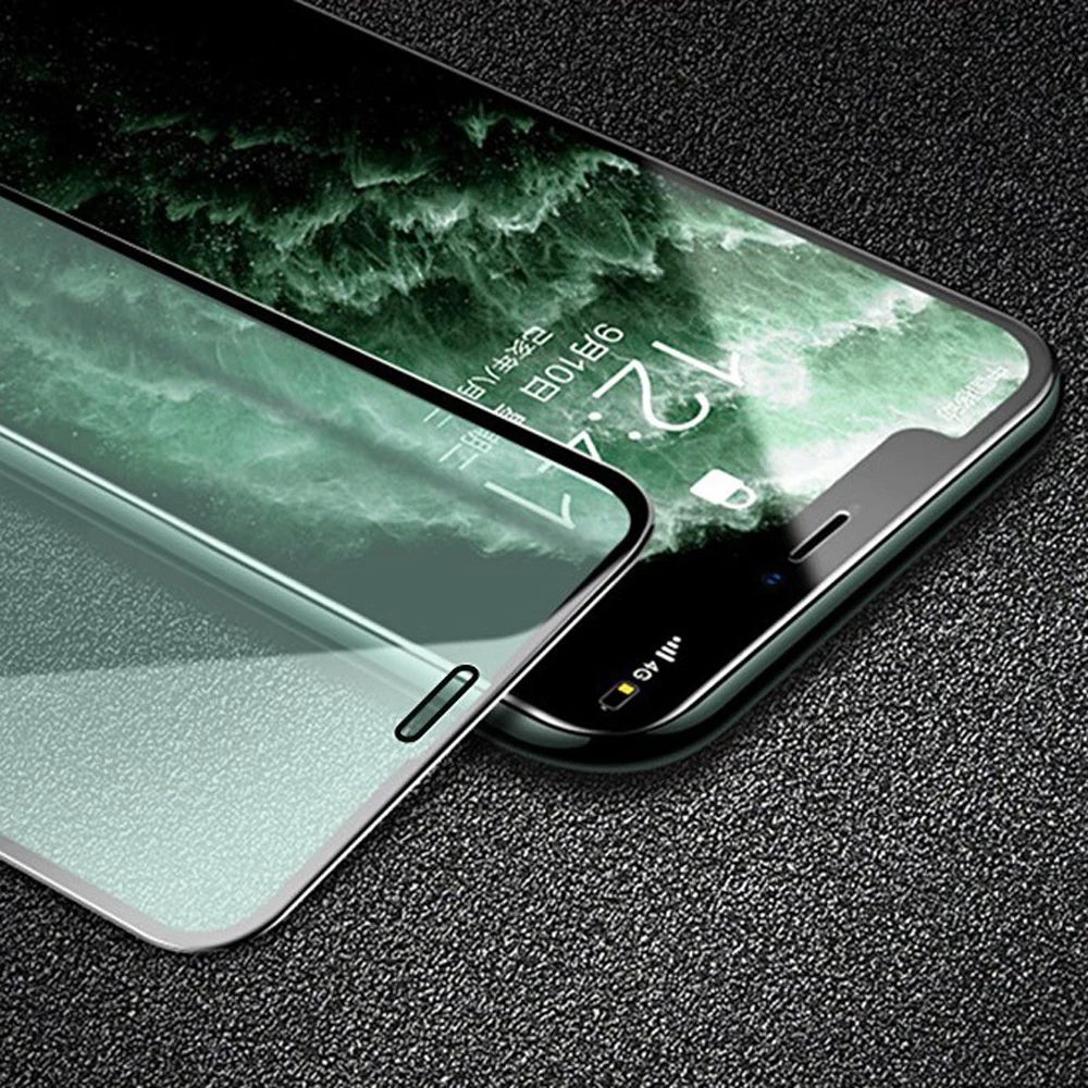 Для iPhone 11 Pro Max Xs 6/7/8 Plus анти Blue-ray закаленное Стекло анти-блики Экран защитная