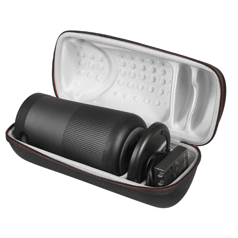 

Feel Comfortable Travel Case Storage Bag Stain Resistant Carrying Box for B-o-se SoundLink Revolve+ II/Revolve+