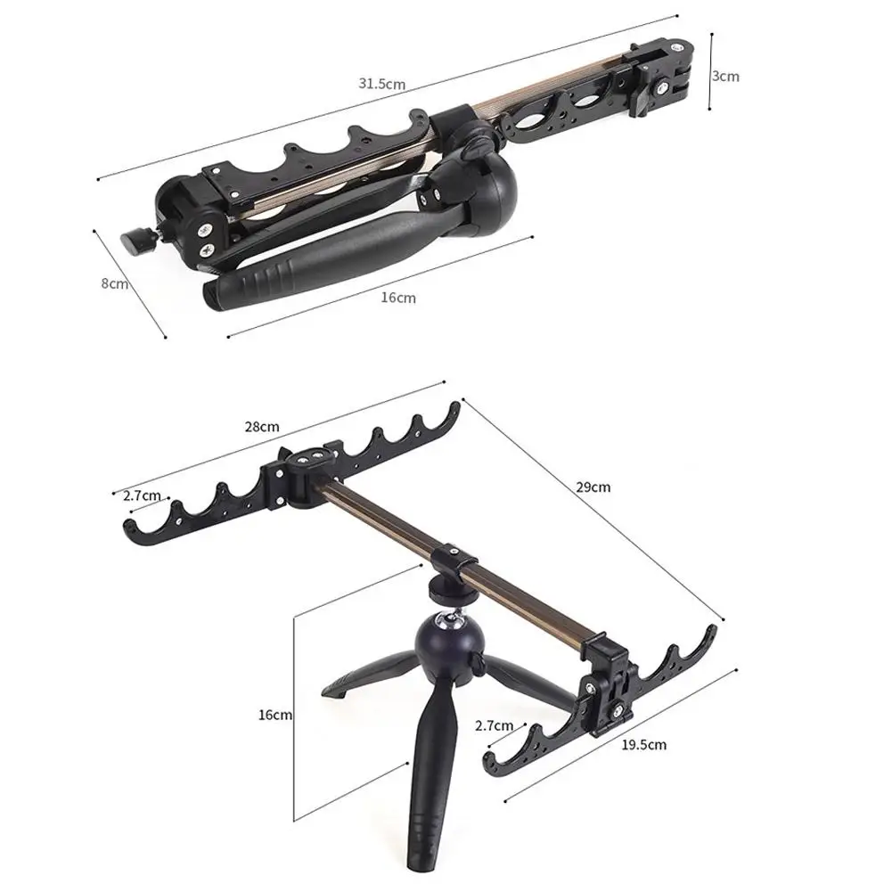 

Fishing Pole Holder Support Camera Tripod Stand Stainless Steel Winter Ice Fish Rod Triangle Fort Bracket Fishing Supplies